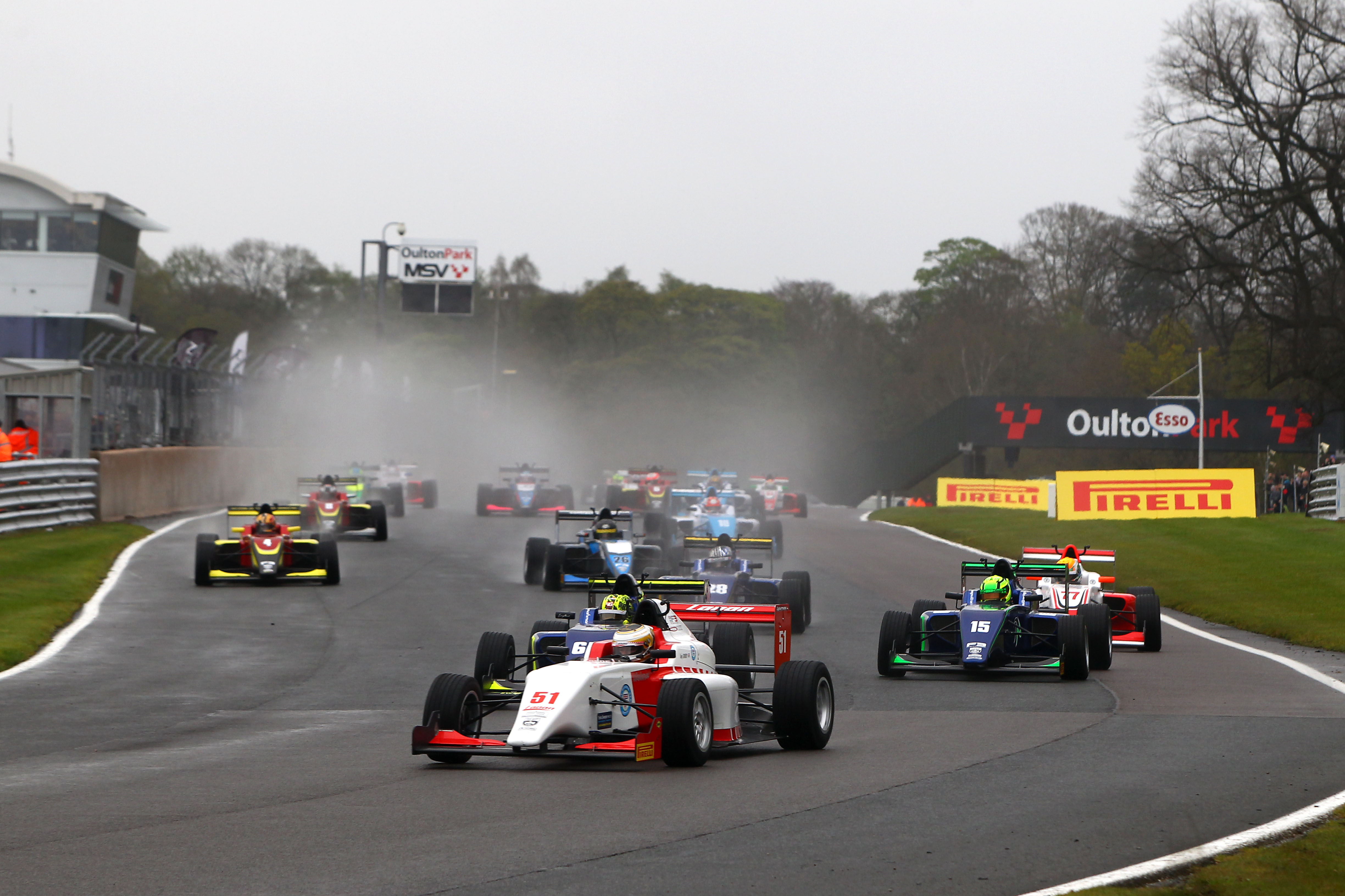 Race Start – Oulton Park – BRDC F3 2017
