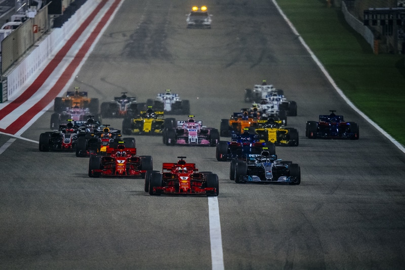 Race Start – Bahrain GP – F1 2018