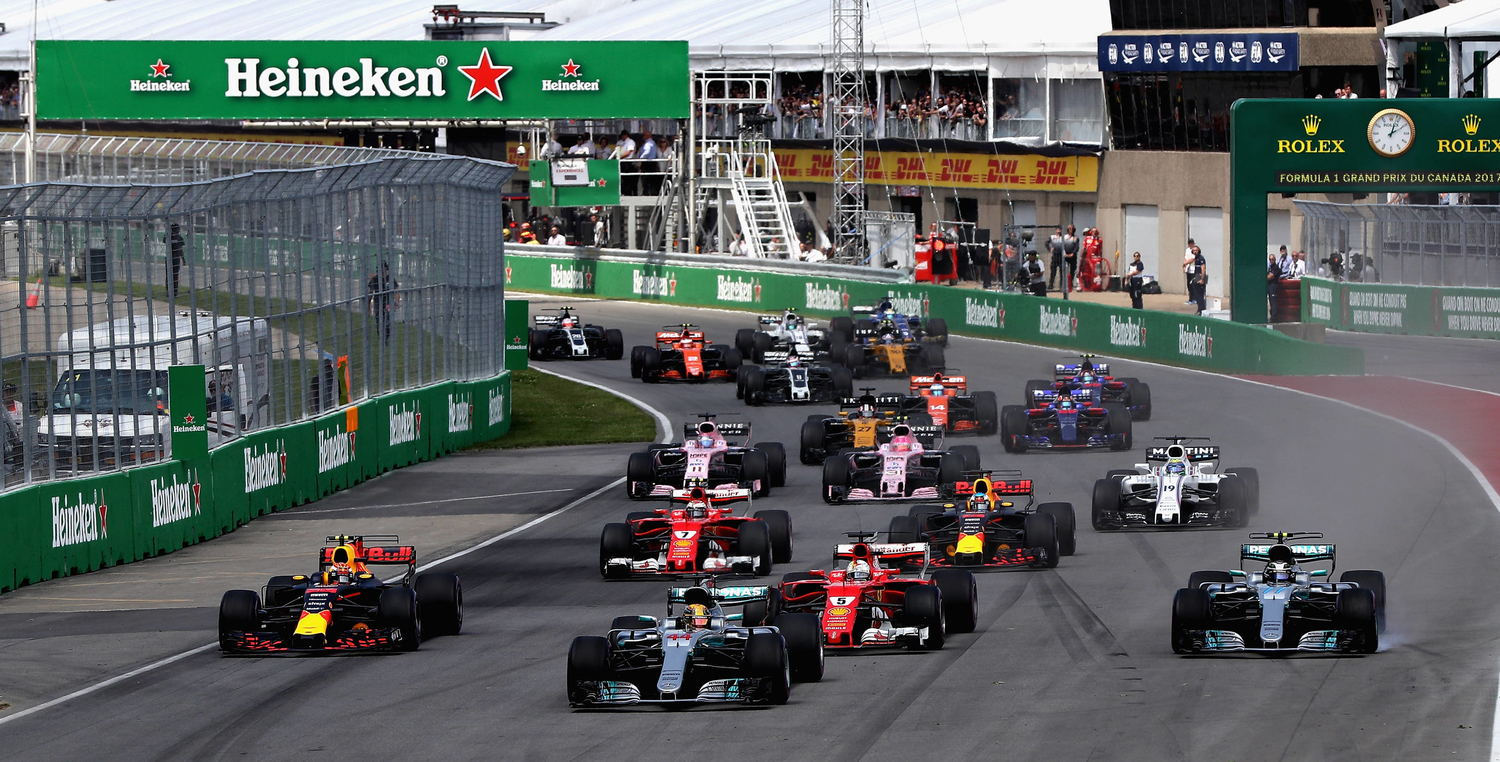 Race Start – Montreal – Canadian GP – F1 2017