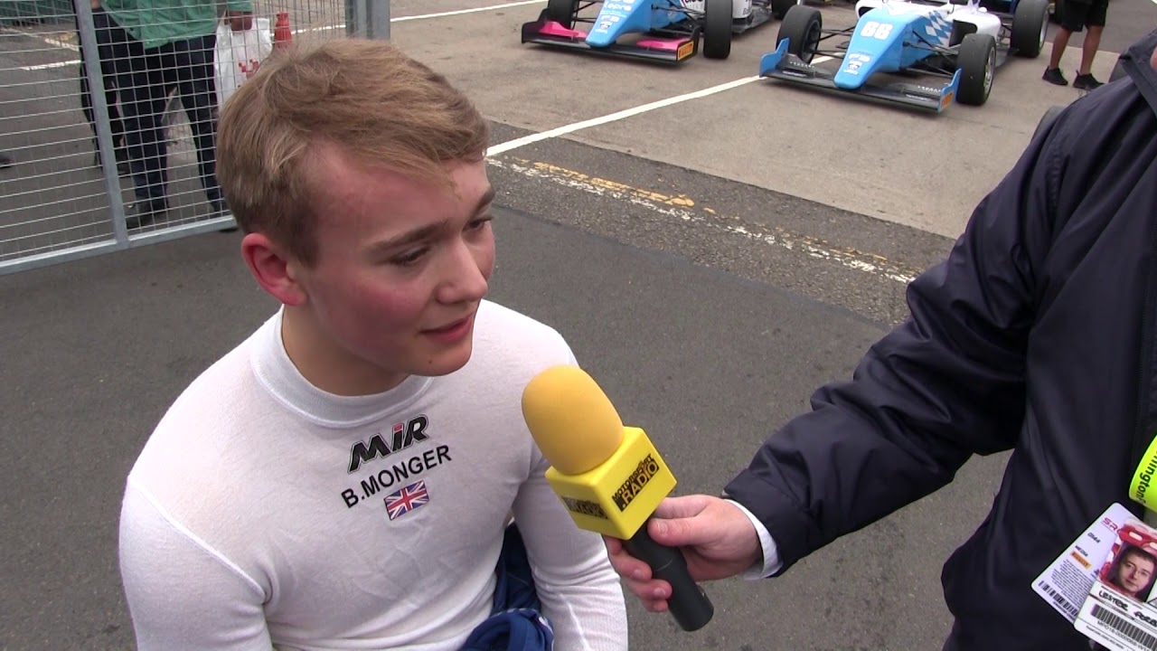 Billy Monger’s first ever BRDC British F3 pole position