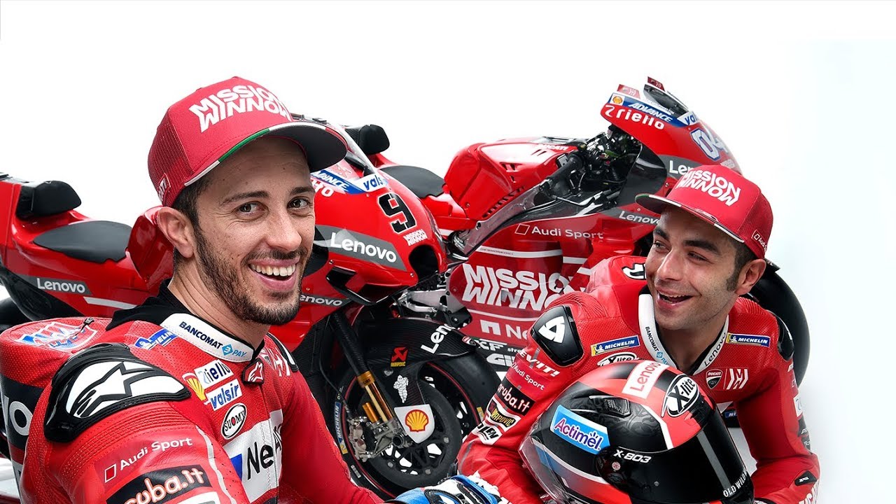 MotoGP: Ducati Team Launch Inerviews with Dovizioso & Petrucci
