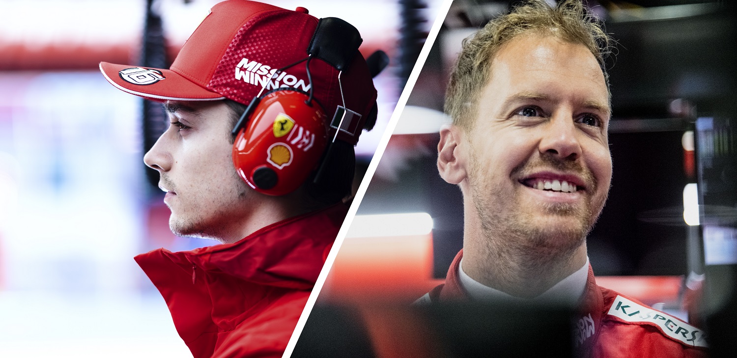 Charles Leclerc, Sebastian Vettel – Ferrari – F1 2019
