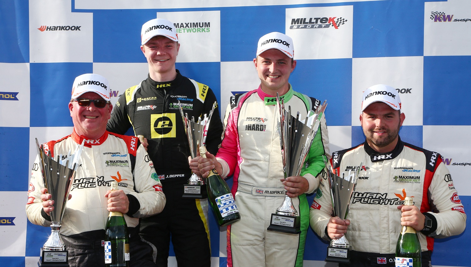 Podium – R1 – Donington Park – VW Cup 2019