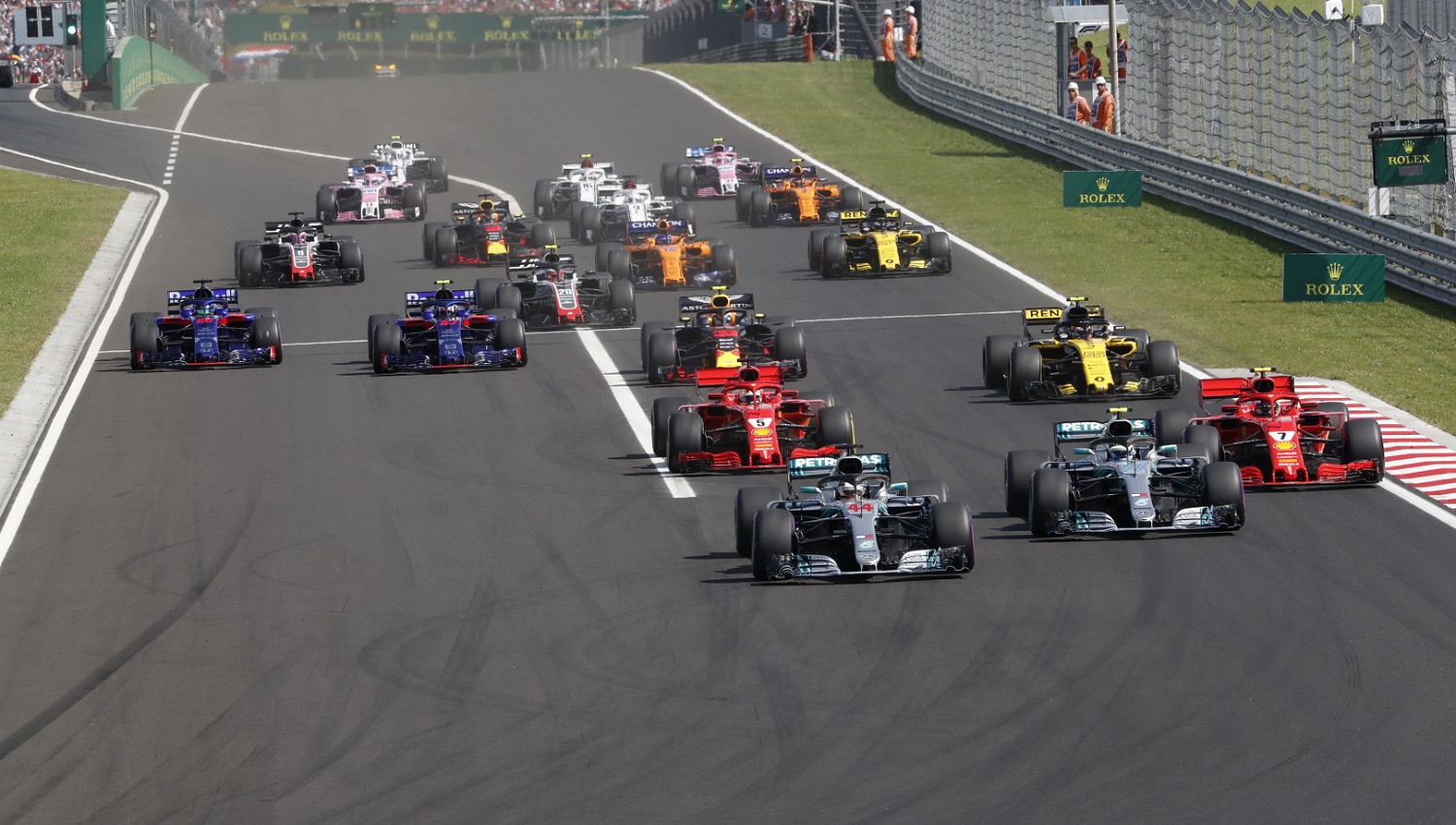 Start / 2018 Hungarian Grand Prix, Sunday – Wolfgang Wilhelm