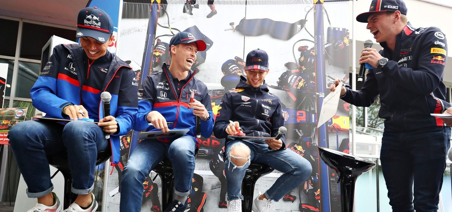 Red Bull and Toro Rosso drivers Canada