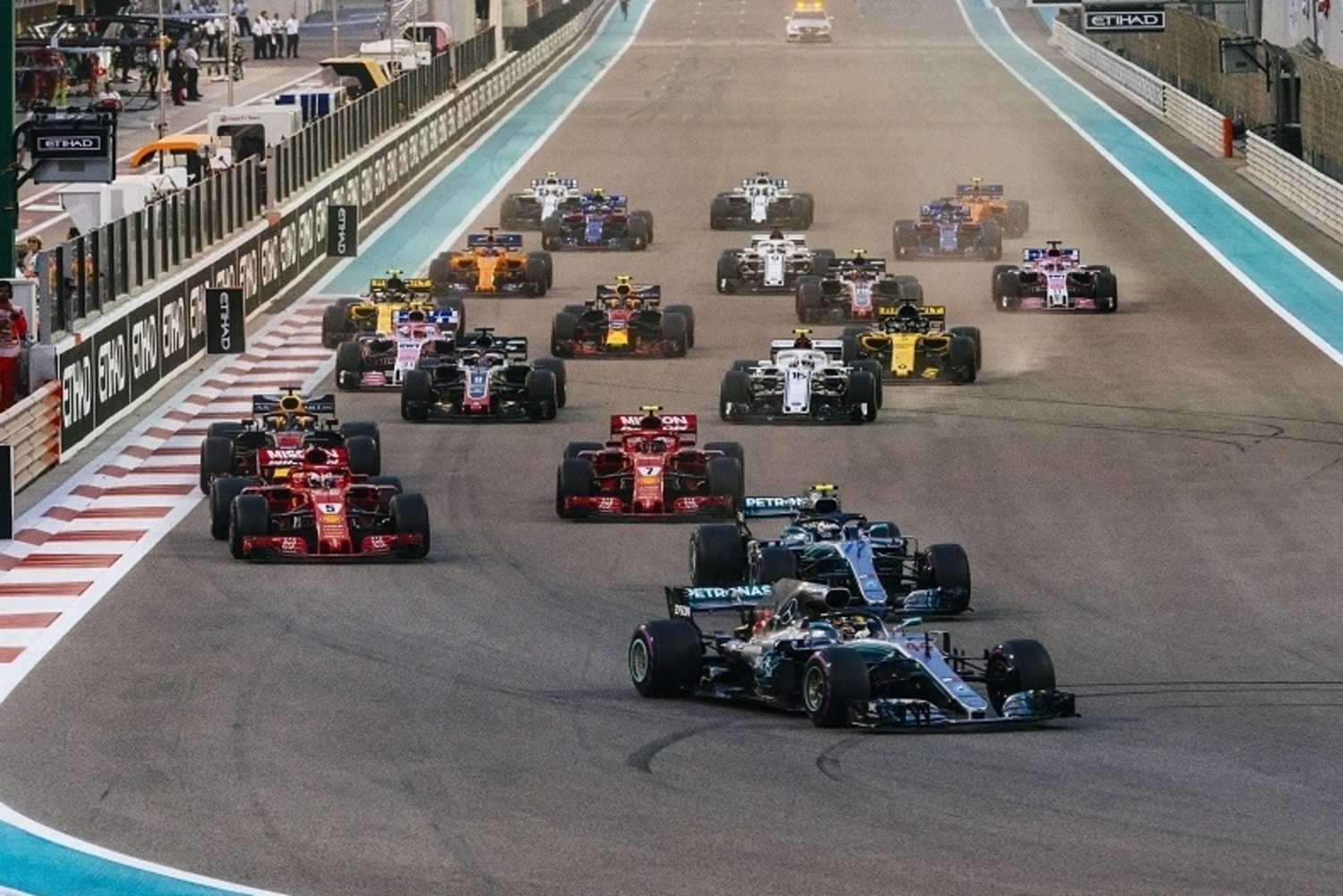 2018 Abu Dhabi Lap One Ferrari