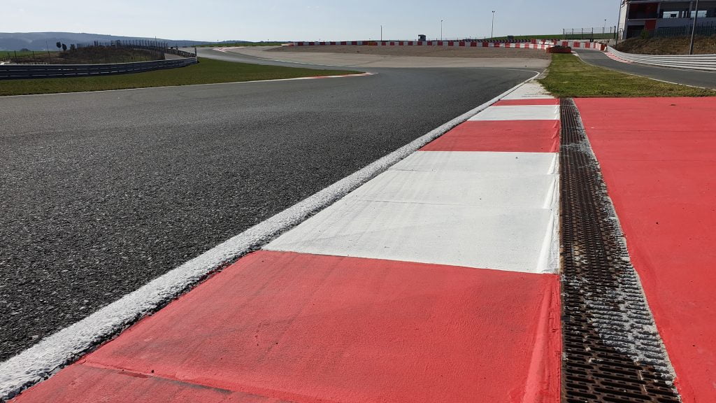Curbside view of the Circuit de Navarra