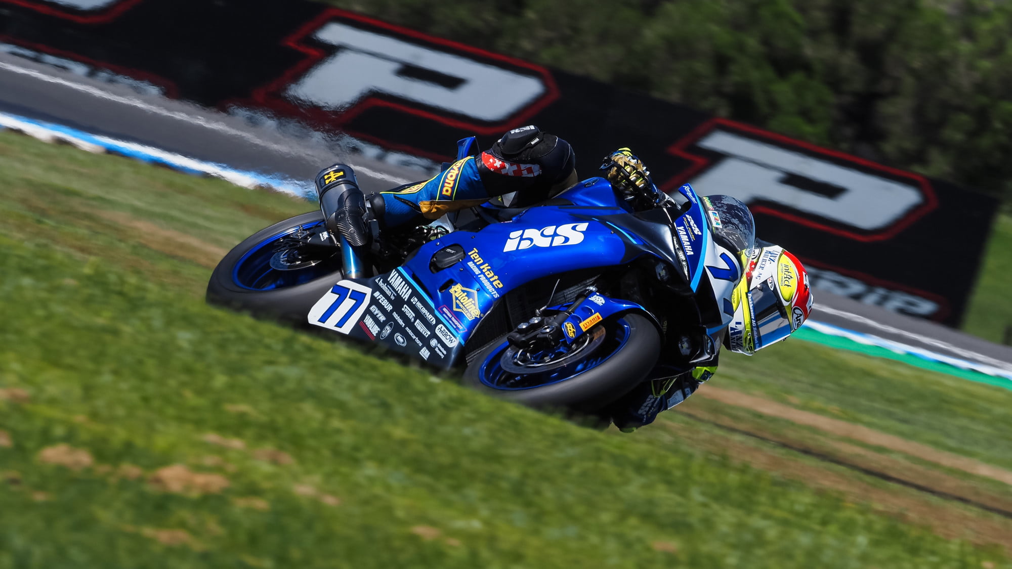 Aegerter riding at Phillip Island