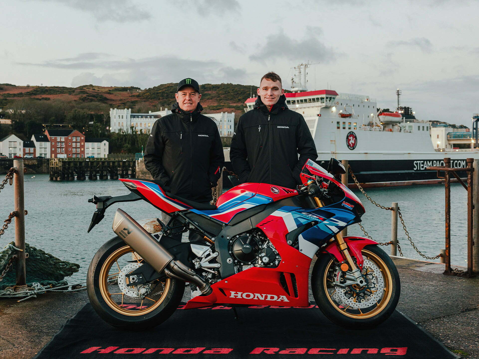 McGuinness and Harrison with Honda