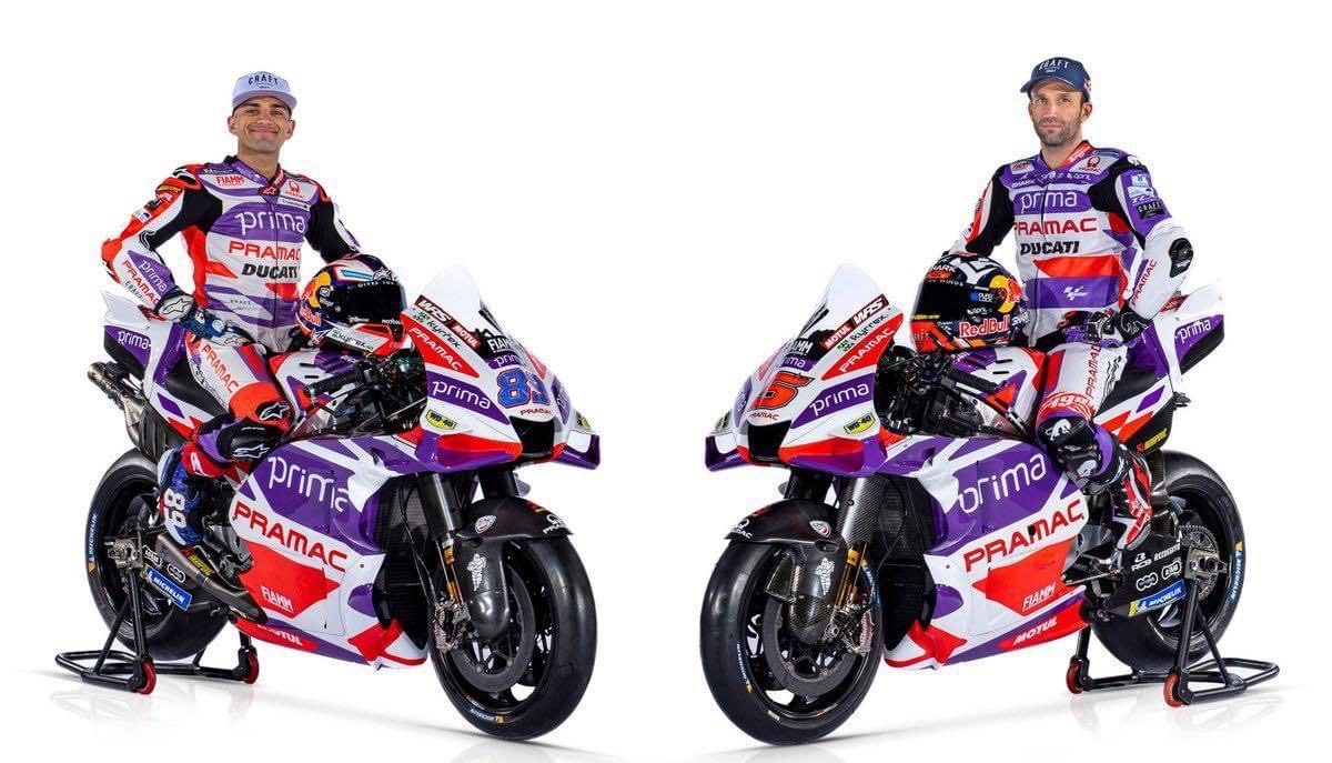 Zarco and Martin Pramac Ducati Team Launch