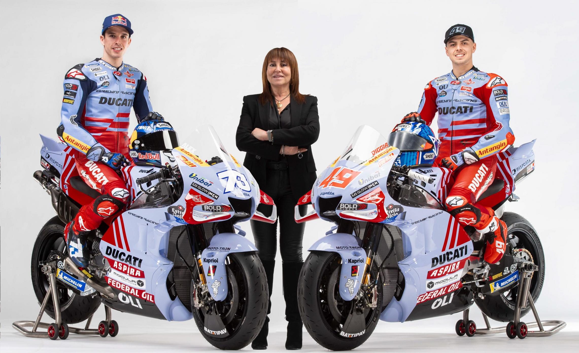 Gresini unveil the bike