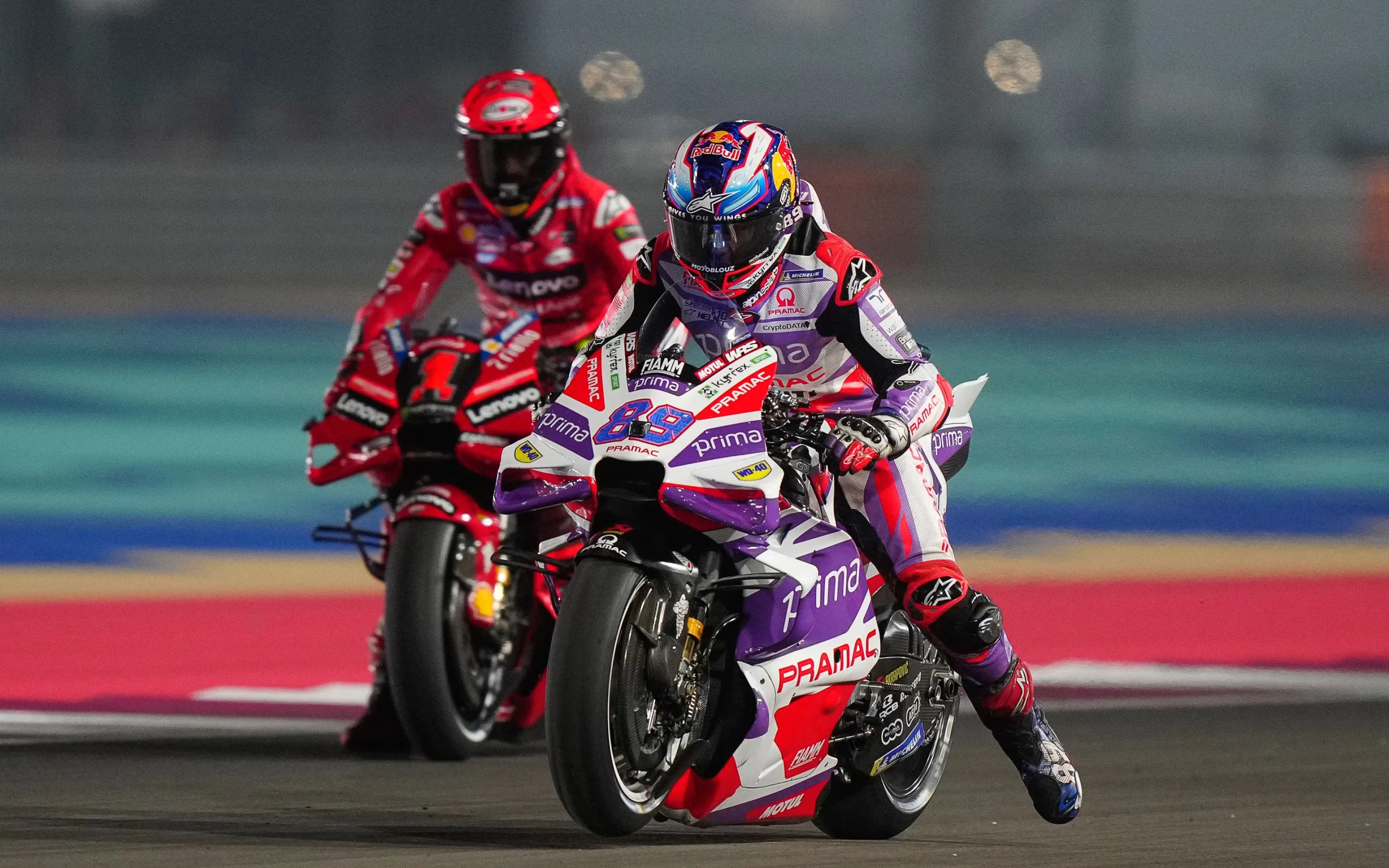 Jorge Martin and Francesco Bagnaia MotoGP in Qatar