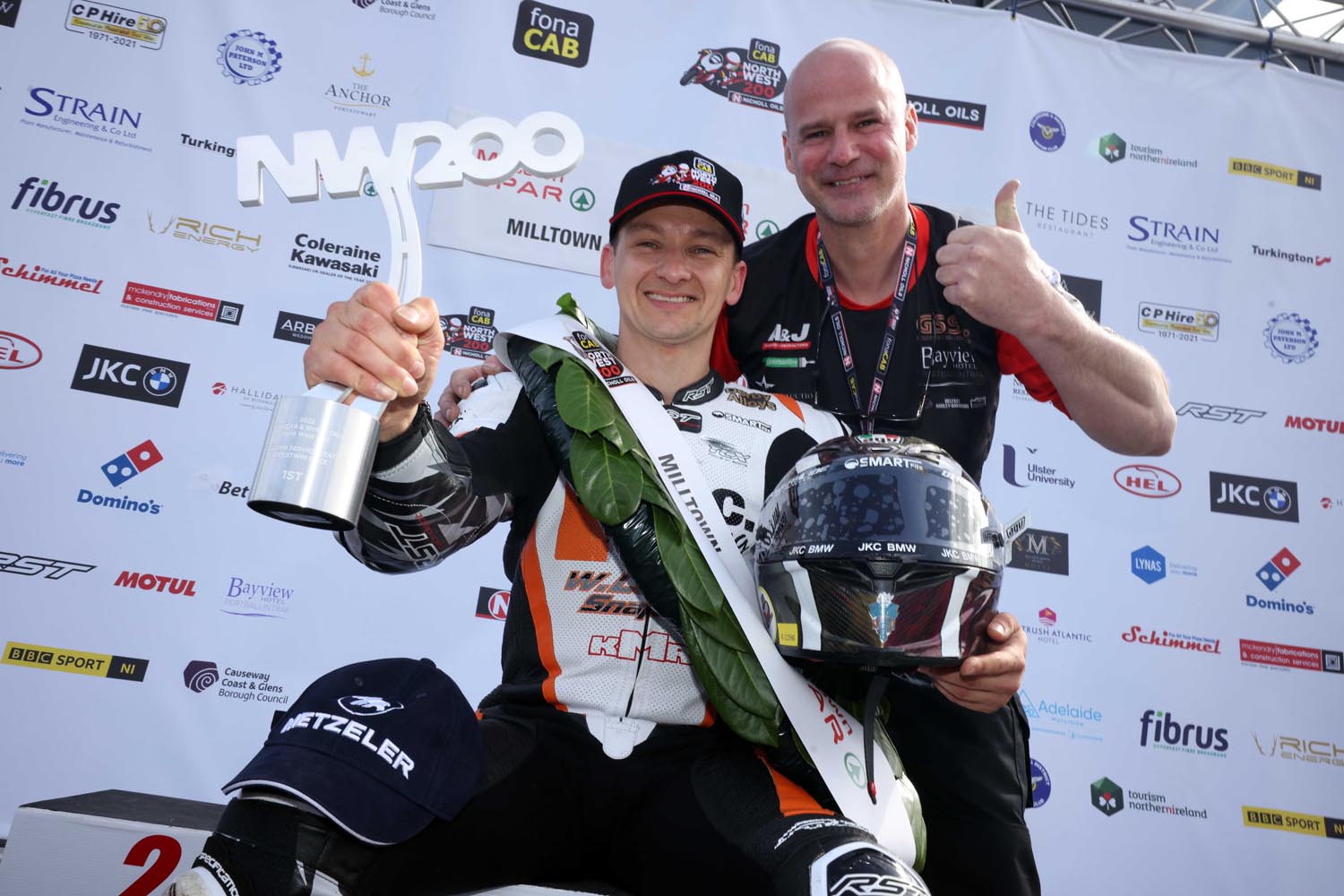 Richard Cooper and Ryan KMR celebrating in 2022