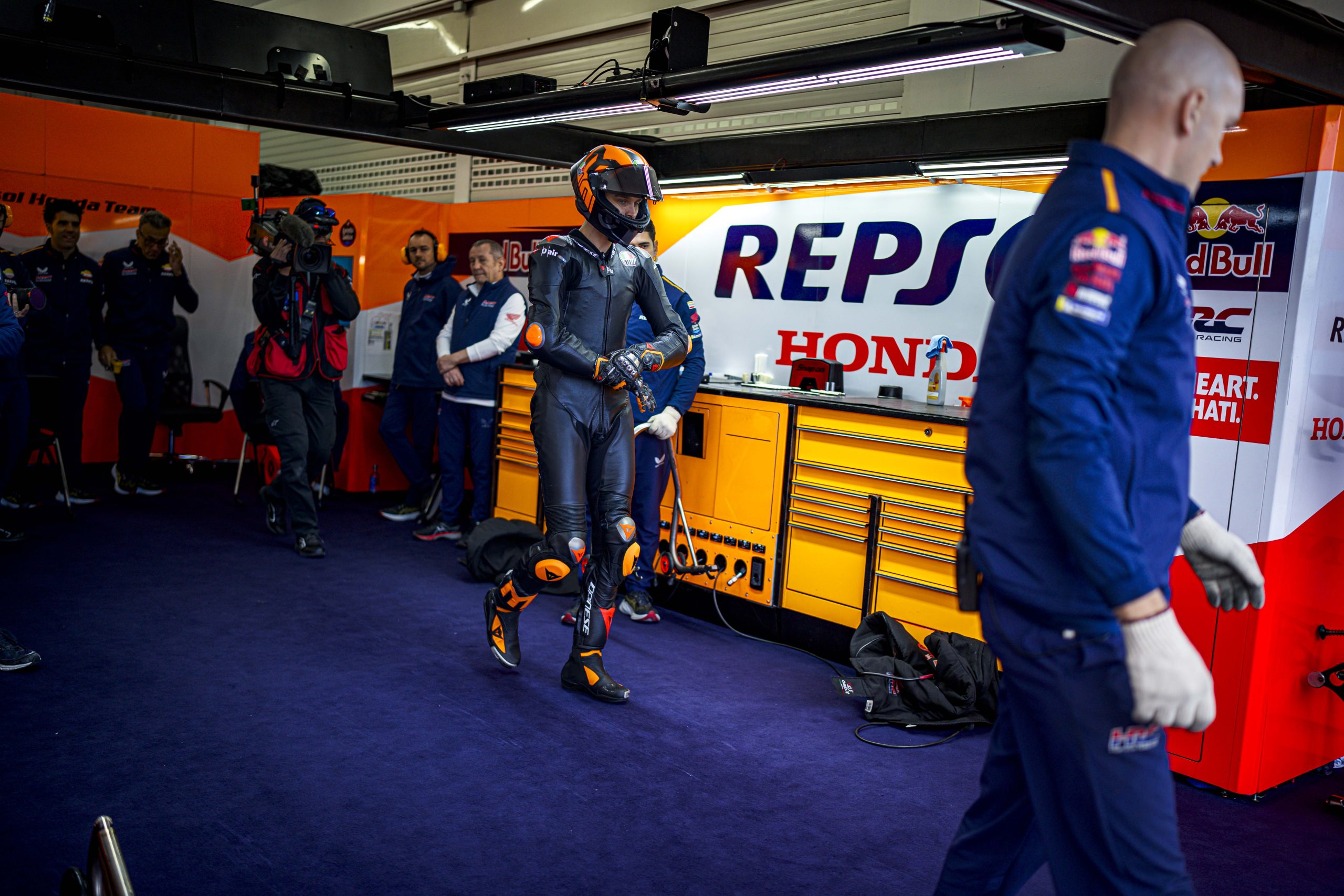 Luca Marini Repsol Honda 2024 Test