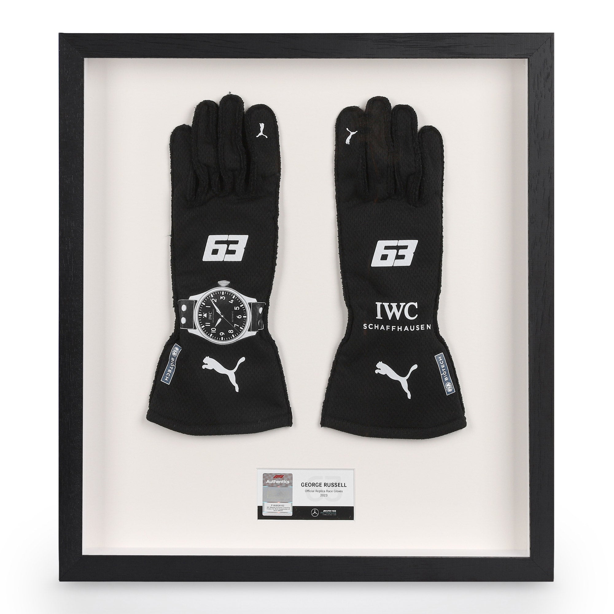 Officially Licensed 2023 Mercedes-AMG Petronas F1 Team Gloves - George Russell Edition