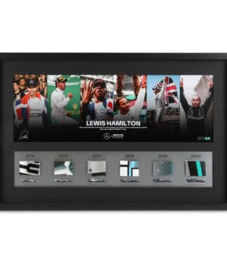 Limited-Edition Lewis Hamilton 'Six Titles’ Mercedes-AMG PETRONAS F1 Team Bodywork & Photo