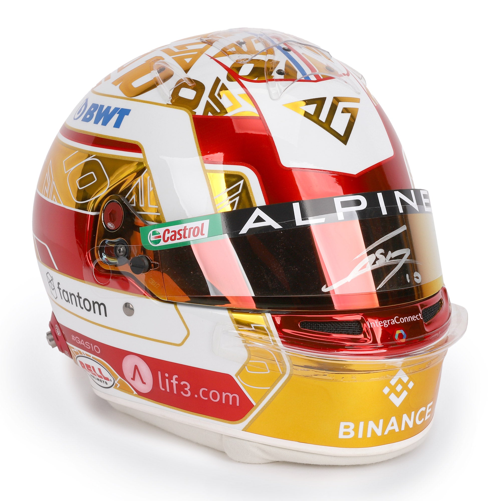 Officially Licensed Pierre Gasly 2023 Signed Replica Helmet