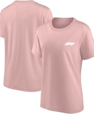 Formula 1 Pastel Mono Graphic T-Shirt - Pink - Womens