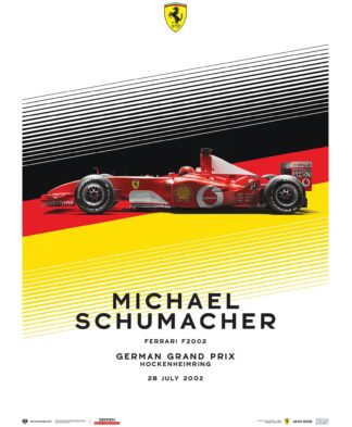 Scuderia Ferrari F2002 - Michael Schumacher - German Grand Prix - 2002 Limited Edition Poster