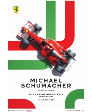 Scuderia Ferrari F2002 - Michael Schumacher - Hungarian Grand Prix - 2002 Limited Edition Poster