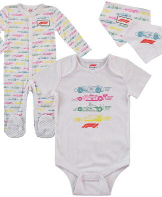Formula 1 4 Piece Gift Set - Baby - White/Multi