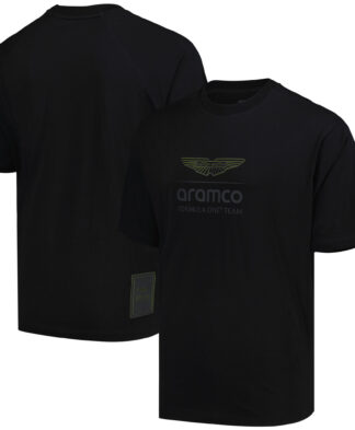 Aston Martin Aramco F1 Logo Stealth T-Shirt