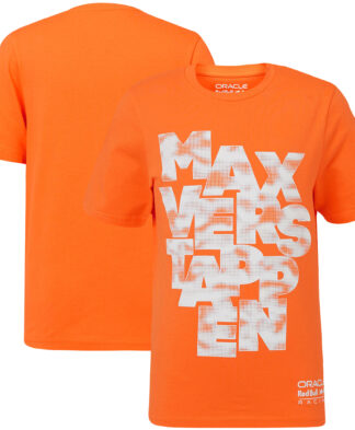 Red Bull Racing Max Verstappen Expression Driver T-Shirt - Orange - Kids