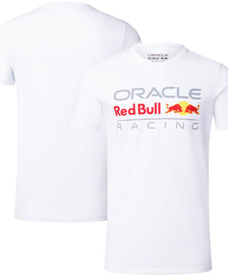 Red Bull Racing Large Logo T-shirt - White - Unisex