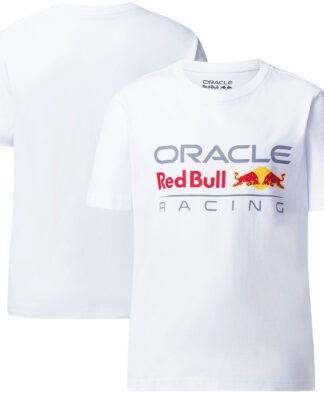 Red Bull Racing Large Logo T-shirt - White - Kids