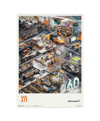 McLaren Racing - Season's Greetings 60th Anniversary Poster