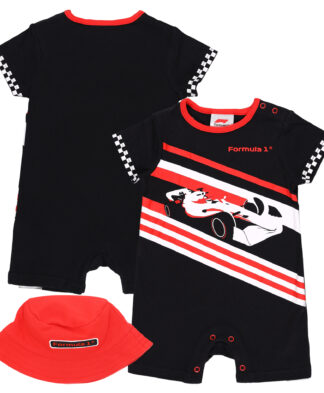 Formula 1 Romper and Bucket Hat