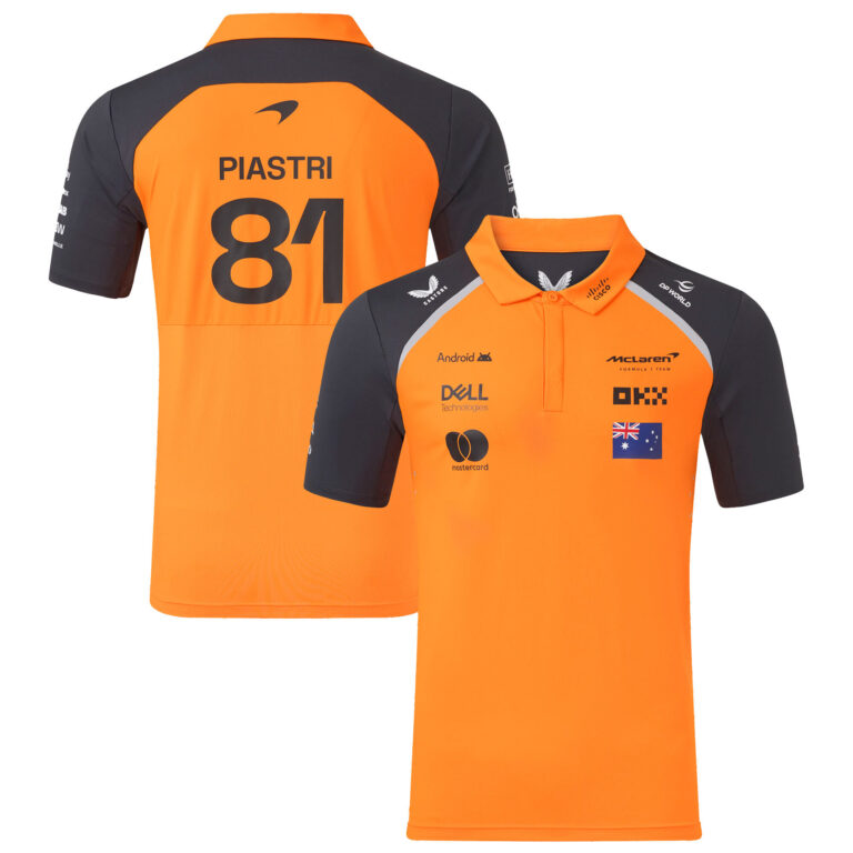 McLaren 2025 Team Oscar Piastri Driver Polo - Motorsport Radio