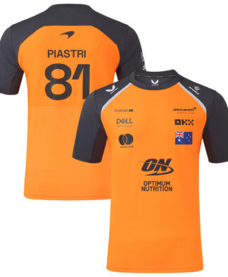 McLaren 2025 Team Oscar Piastri Driver Set Up T-Shirt - Autumn