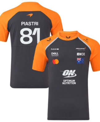 McLaren 2025 Team Oscar Piastri Driver Set Up T-Shirt - Phantom