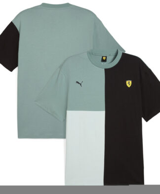 Scuderia Ferrari Race Lifestyle Colour Block T-Shirt by Puma