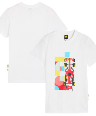 Scuderia Ferrari Race Graphic T-Shirt by Puma - White - Kids