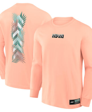 Formula 1 Miami Long Sleeve T-Shirt - Peach
