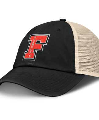 Formula 1 Saga Unstructured Adjustable Meshback Cap - Black - Unisex