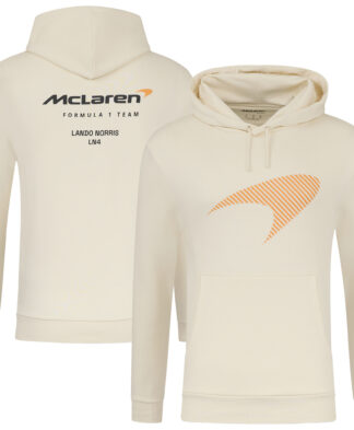McLaren Lando Norris Driver Hoodie - Cream - Unisex