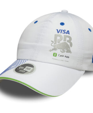 VCARB New Era Team Ponytail Cap - White - Womens