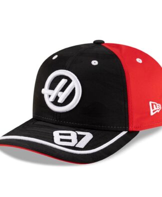Haas F1 New Era Team Ollie Bearman 9SEVENTY Camo Cap - Black