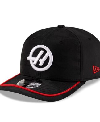 Haas F1 New Era 9SEVENTY Team Stretch Snap Camo Cap - Black