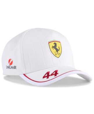 Scuderia Ferrari 2025 Team Lewis Hamilton Cap - White