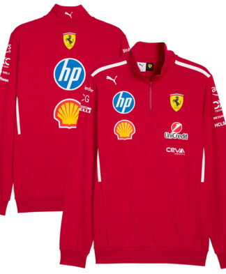 Scuderia Ferrari 2025 Team 1/2 Zip Sweat