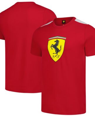 Scuderia Ferrari Puma Large Shield T-Shirt - Red