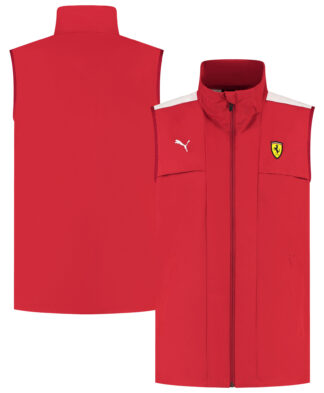 Scuderia Ferrari 2025 Puma Lightly Padded Gilet - Red