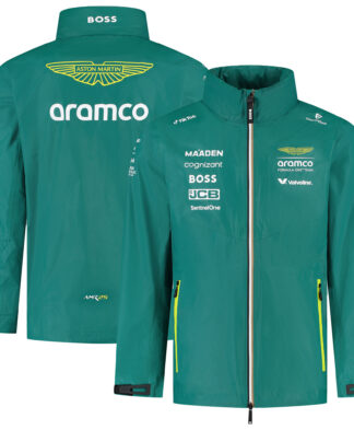 Aston Martin Aramco Cognizant F1 2025 Team Rain Jacket