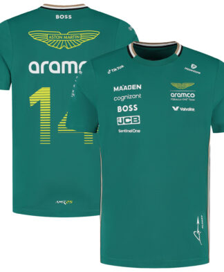 Aston Martin Aramco Cognizant F1 2025 Fernando Alonso Team Driver T-Shirt