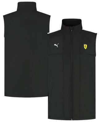 Scuderia Ferrari 2025 Puma Lightly Padded Gilet - Black