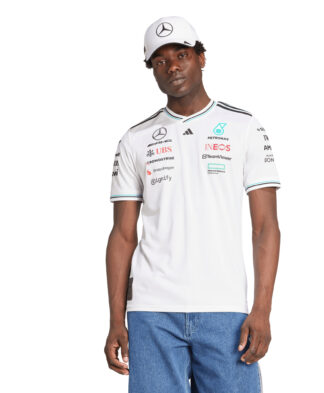 Mercedes AMG Petronas adidas Authentic Team Driver T-Shirt - White
